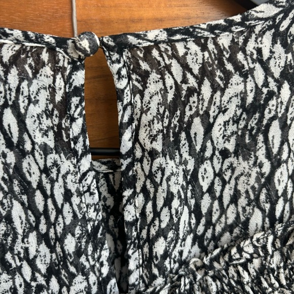 MISA Los Angeles Sophia Asymmetrical Ruffle Smocked Midi Dress, Size XS - Picture 14 of 16